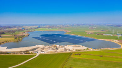 Solarenergie ja, aber nicht auf dem Wasser? Rot-Grün hat Bedenken bei Floating-PV