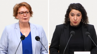 Fußfessel bei häuslicher Gewalt? Wirbel um relativierende Aussagen der Innenministerin