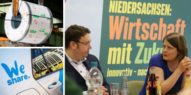 Grüne wollen über Beteiligungen an VW und Salzgitter den Wandel vorantreiben