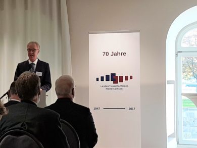 Hapke als Vorsitzender der Landespressekonferenz bestätigt