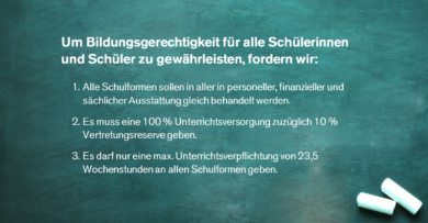 Lehrer an Haupt-, Real- und Oberschulen gehen in die Offensive