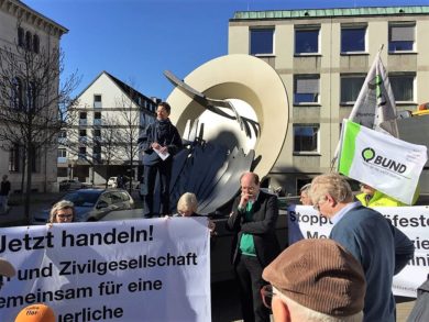 Anspannung vor dem Mammut-Agrar-Gipfel  in Hannover
