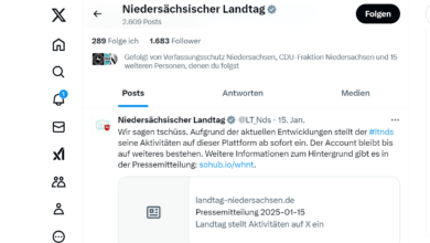 Landtagsverwaltung erklärt Abkehr vom Kurznachrichtendienst X