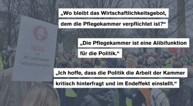 „Evaluation light“: Neue Protestwelle schwappt über die Pflegekammer