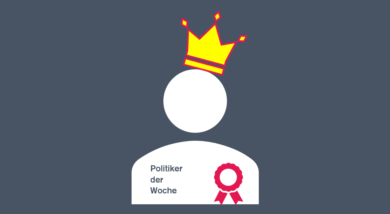 Politiker der Woche ist…