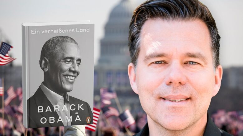 Gero Hocker hat die Präsidentschaftserinnerungen von Barack Obama gelesen. | Foto: FDP, Penguin, Canva