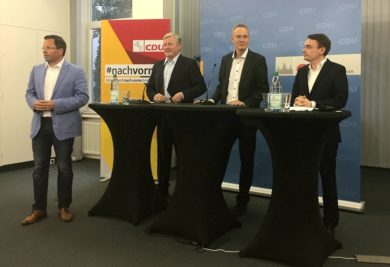 Mehr Fahrräder und E-Autos: CDU-Kandidat präsentiert grünes Profil