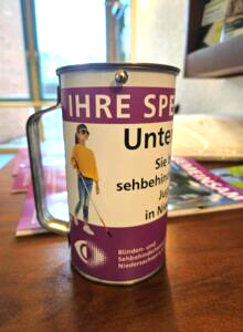 Blinden- und Sehbehindertenverband sammelt Spenden