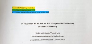 Scharfe Kritik an Corona-Verordnung