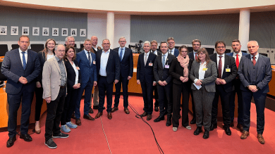 Landräte aus Harburg, Celle, Heidekreis und Uelzen werben in Berlin für Alpha-E